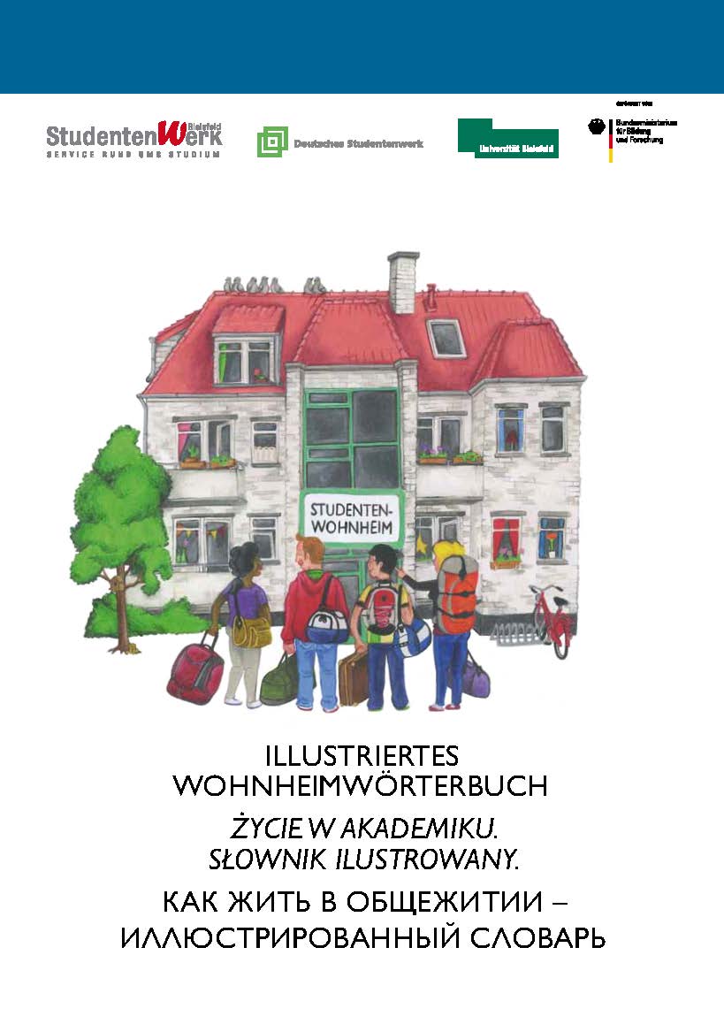 Illustriertes Wohnheimwörterbuch Deutsch - Polnisch - Russisch