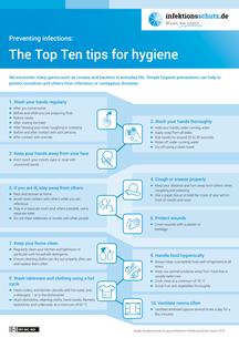 Prevent infections: 10 hygiene tips