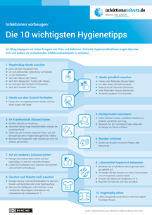 Infektionen vorbeugen: 10 Hygienetipps
